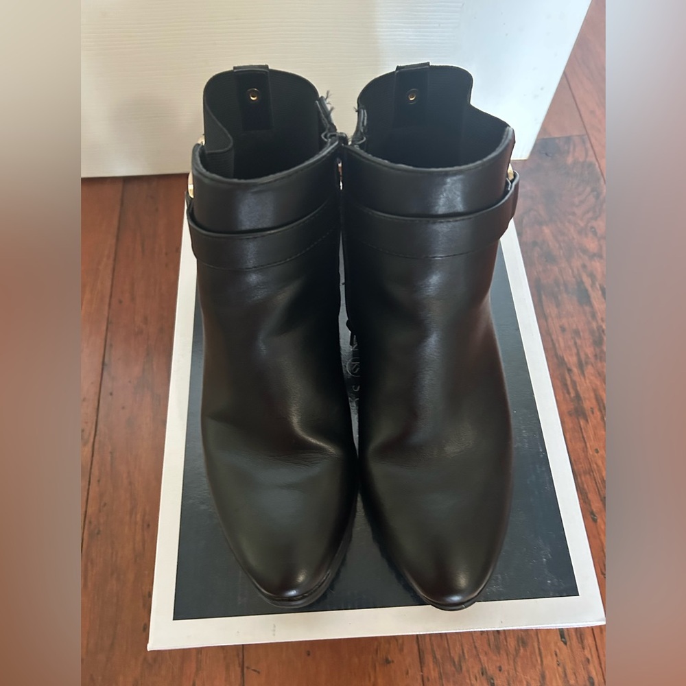 Karen Scott Black Ankle Booties